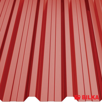 T35 trapézlemez RAL 3000 tűzvörös fényes 0,40 mm