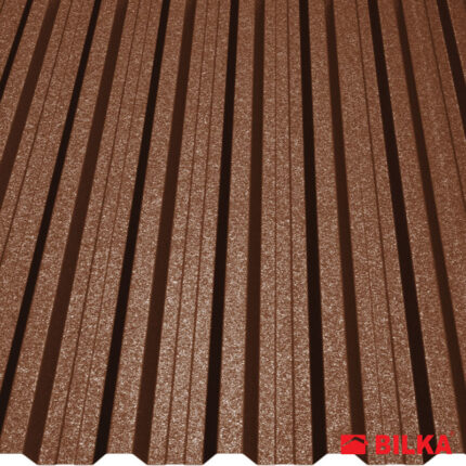 T18 trapézlemez RAL 8004 téglavörös grandemat 0,40 mm