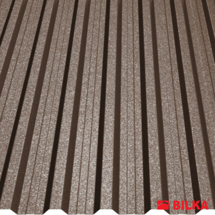 T18 trapézlemez RAL 8019 sötét barna grandemat 0,40 mm