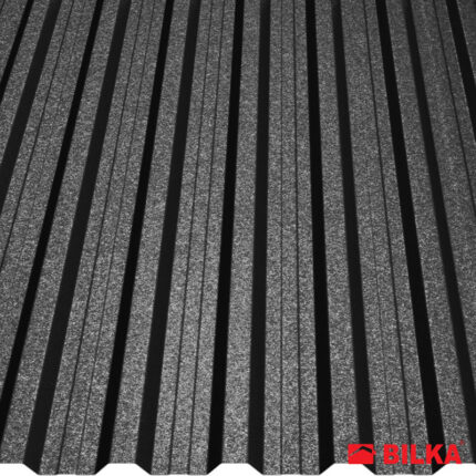 T18 trapézlemez RAL 9005 fekete grandemat 0,40 mm