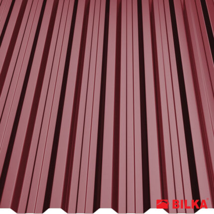 T18 trapézlemez RAL 3005 borvörös fényes 0,40 mm