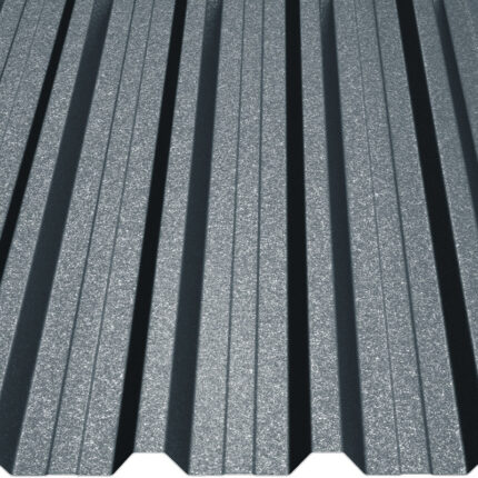 T35 trapézlemez RAL 7011 szürke grandemat 0,40 mm