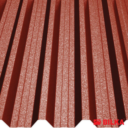 T45 trapézlemez RAL 3011 piros grandemat 0,40 mm