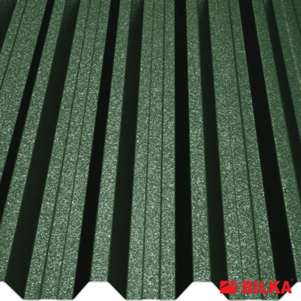 T45 trapézlemez RAL 6005 mohazöld grandemat 0,40 mm