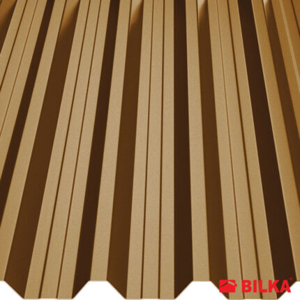 T45 trapézlemez RAL 8003 rézvörös fényes 0,40 mm