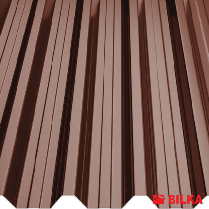 T45 trapézlemez RAL 8017 csokoládé barna fényes 0,40 mm