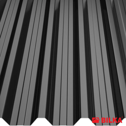 T45 trapézlemez RAL 9005 fekete fényes 0,40 mm