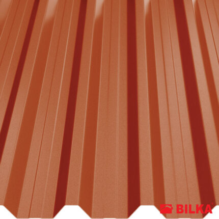 T45 trapézlemez RAL 8004 téglavörös matt 0,40 mm