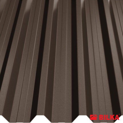 T45 trapézlemez RAL 8019 sötét barna matt 0,40 mm