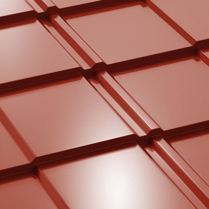 BRITANIC cserepeslemez RAL3011 barnásvörös 0,45 mm Fényes