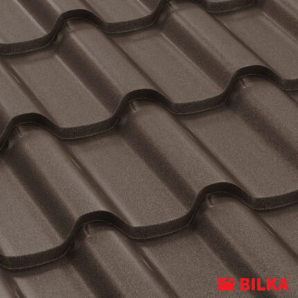 ROMANIC cserepeslemez RAL8019 sötétbarna 0,45 mm Matt