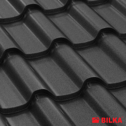 ROMANIC cserepeslemez RAL9005 mélyfekete 0,45 mm Matt